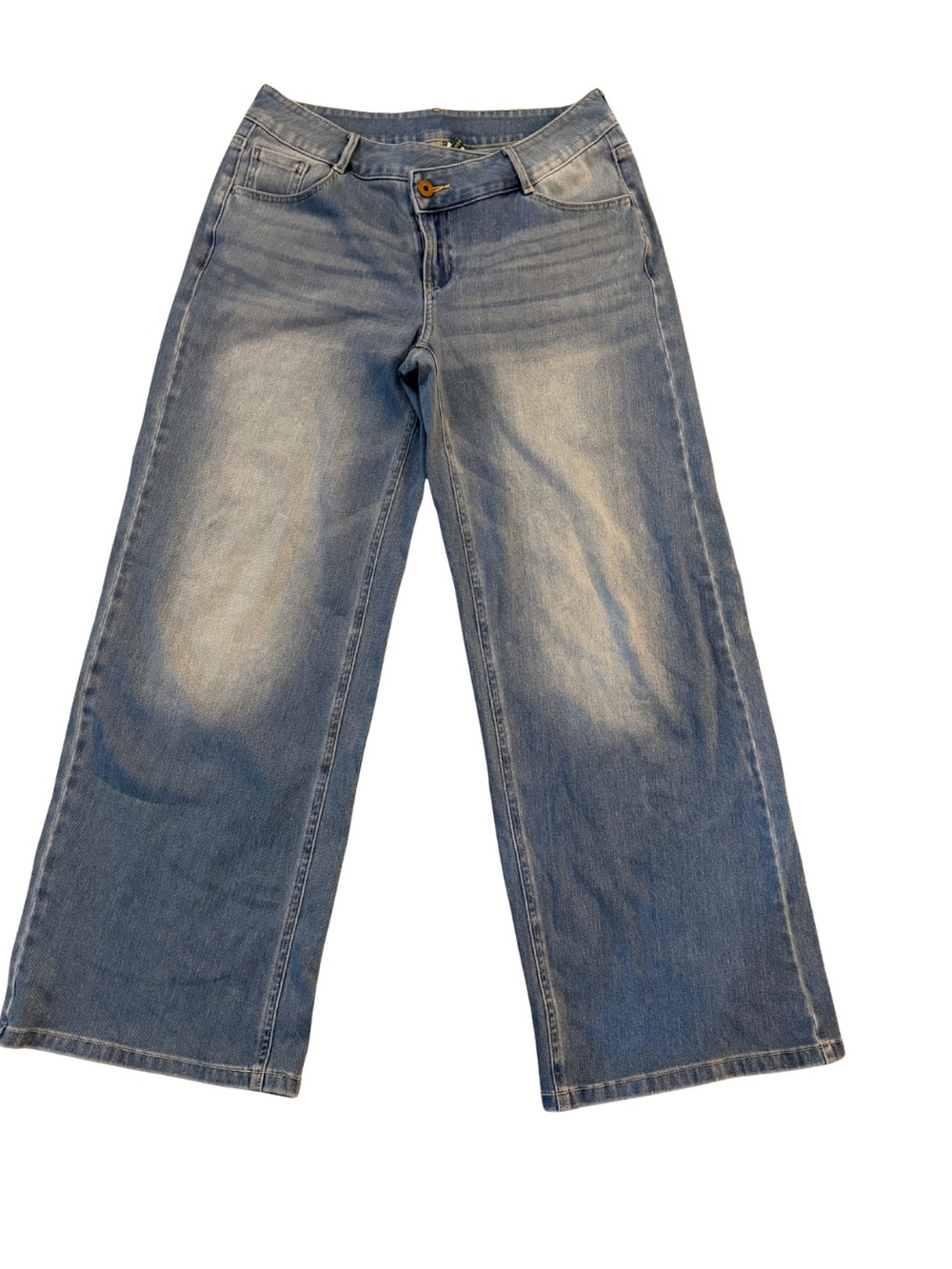 HALARA Light Blue Wide-Leg Women's Jeans